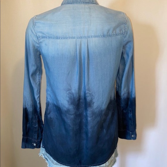 *CUSTOM DYED BUTTON DOWN SHIRT - Picture 3 of 4